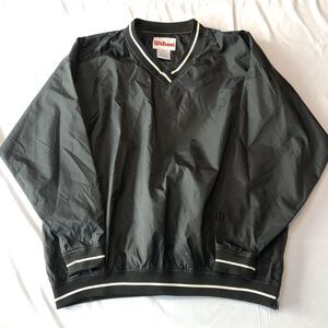 Vintage 90s Wilson Authentic Pullover Size XL VTG RARE Black